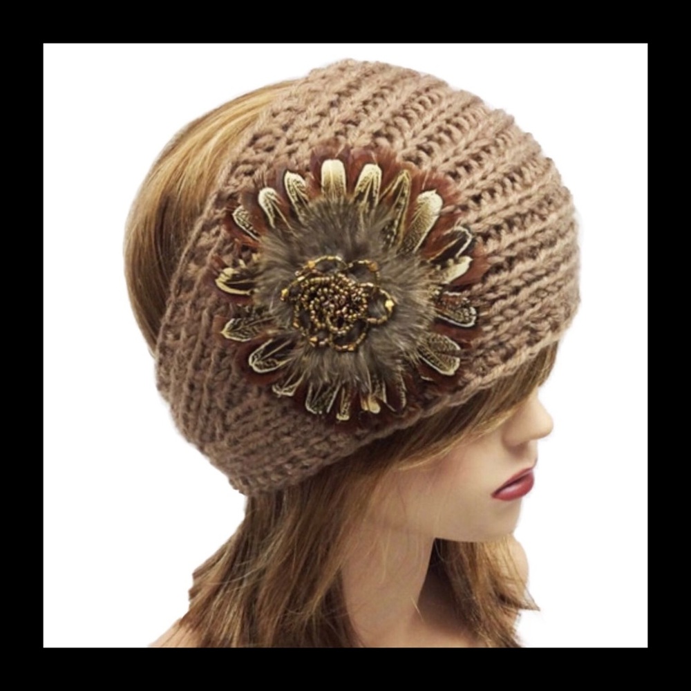 2:$24 ⚠️Last One⚠️brown ear warmer